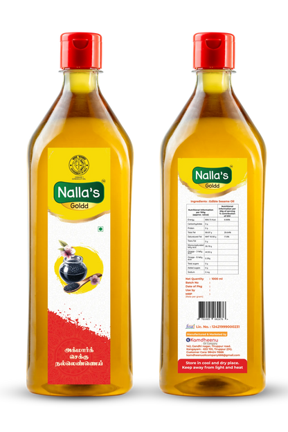 Nalla's Goldd Gingelly oil