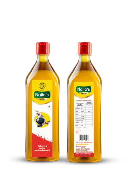 Nalla's Goldd Gingelly oil
