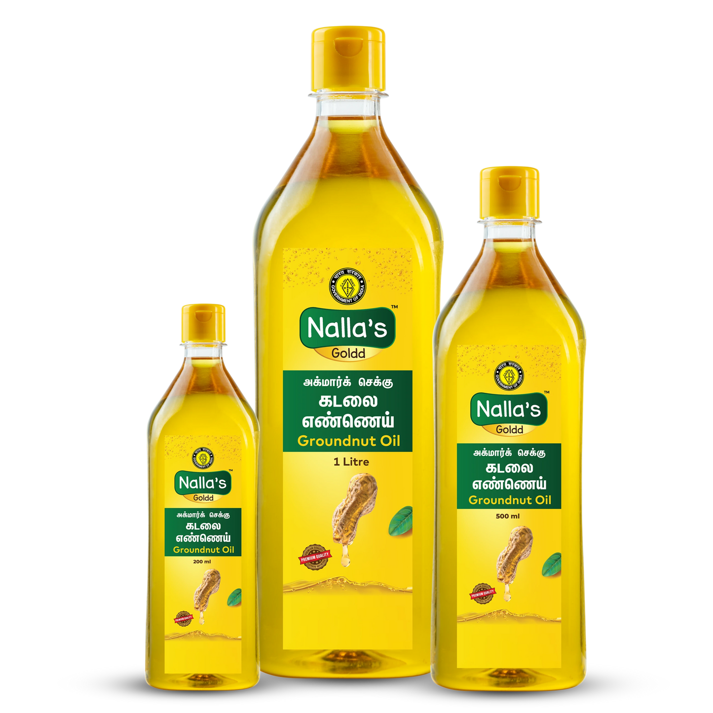 Nalla's Goldd Groundnut oil